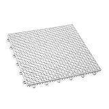 Estrado Plástico Encaixável Modular Link Piso Usual Brinquedos Branco 1 08M2 Caixa Com 12 Placas