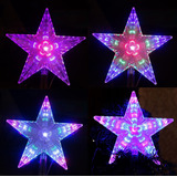 Estrela Led Pisca Multifunções Árvore Natal Enfeite Natalino