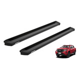 Estribo Alumínio Infinity Preto Nissan Cab Dupla 2022 2024