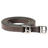Estribo De Cavalo Exion Para Sela Inglesa - Estribos De Couro De Cavalo Não Elástico Para Saltar E Selas De Adestramento - Tamanhos - 122 Cm - 137 Cm - 147 Cm - 157 Cm