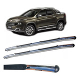 Estribo Fiat Toro Tubular Ranch 2016 2022 2023 Cromado Bepo