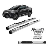 Estribo Fiat Toro Tubular Tipo Original 2016 A 2024 Cromado