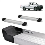 Estribo Hilux Modelo Cabine Simples Aluminio Natural 2023