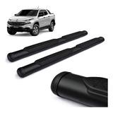 Estribo Lateral Fiat Toro 2016 2024 Oval Oblongo Preto Fosco