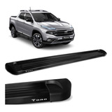 Estribo Lateral Fiat Toro 2016 A 2023 Aluminio Preto Track
