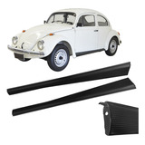 Estribo Lateral Fusca 1970 71 72 73 74 A 1986 Preto Par Jogo