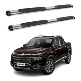 Estribo Lateral Oval Fiat Toro 2016 2017 2018 2019 Cromado