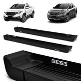 Estribo Nova Strada Volcano Cabine Dupla 2022 Prime Preto
