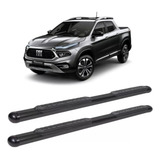 Estribo Oval Preto Fiat Toro 2016 2017 2018 2019 2020 2021