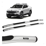 Estribo Ranch Tubular Cromado Fiat Toro 2016 A 2022 Bepo