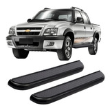 Estribo S10 2006 2007 2008 2009 A 2011 Preto Chapa Cab Dupla