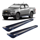 Estribo S10 2012 A 2019 Cabine Dupla Alumínio Preto