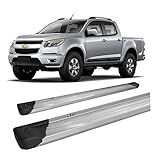 Estribo S10 2012 Ate 2020 Chapa Alumínio Prata C D