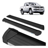 Estribo Slim Aluminio Preto Fosco Amarok Dupla 2023 2024
