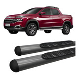 Estribo Toro Modelo Oval Grafite Estribo Lateral Fiat Toro