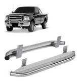 Estribo Tubolar De Chapa Cromado F250 F350 F4000 1999 A 2017