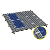 Estrutura Solar Suporte 4 Painéis Solar Telha Metálica