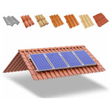 Estrutura Suporte 4 Painéis Solares Telha Colonial 4 8m