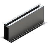 Estrutura Suporte Mini Trilho Fixador Placa Painel Solar Alumínio E Inox Para Telha Metálica Ondulada Perfil Master