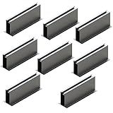 Estrutura Suporte Mini Trilho Fixador Placa Painel Solar Alumínio E Inox Telha Metálica Perfil Master Kit 08 Un XXXX