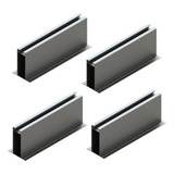 Estrutura Suporte Mini Trilho Fixador Placa Painel Solar
