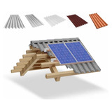 Estruturas Suporte P 2 Painéis Solares Telha Ondulada Rd