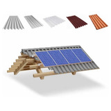 Estruturas Suporte P 4 Painéis Solares Telha Ondulada Rd
