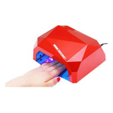 Estufa Cabine Secadora De Unhas Em Gel Led E Uv 36w Bivolt