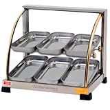 Estufa Curva Dupla Marchesoni Ouro Inox