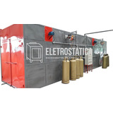 Estufa E Cabine Para Pintura Eletrostática Conjunto Complet
