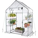Estufa KOKSRY Estufa Para Ambientes Internos E Externos Janelas E âncoras Incluídas Mudas De Plantas De Cultivo Ervas Ou Flores 142 Cm × 76 Cm