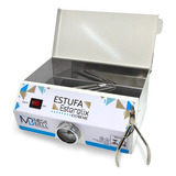 Estufa Manicure Esterilizador C Termômetro Branca Mega Bell Cor Branco 127 220v