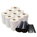 Etiqueta 50x25 2 Colunas Couche 9 Rolos C 1000 2 Ribbons