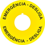 Etiqueta Adesivo Botão De Emergência 22mm