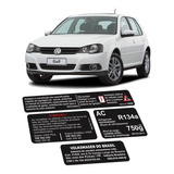 Etiqueta Adesivo Painel Frontal Capo Volkswagen