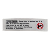 Etiqueta Advertência Filtro Ar Titan 150 Cb 300 Honda