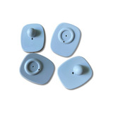 Etiqueta Antifurto Rigida Mini Tag Rf Cinza Com Pino 8 2mhz