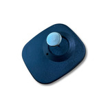 Etiqueta Antifurto Rigida Mini Tag Rf Preta Com Pino 8 2mhz