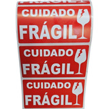 Etiqueta Frágil Etiqueta Cuidado Fragil 100x50