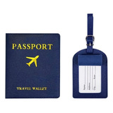 Etiqueta Identificadora Tag Mala Viagem Couro Capa Passaport