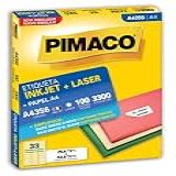 etiqueta laser papel pimaco branca etiquetas