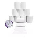 Etiqueta Nylon Resinado Branco 55mts Caixa C  10 Rolos 33x55
