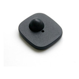 Etiqueta Rigida Mini Tag Preta Com Pino Rf 8 2mhz Antifurto