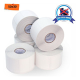 Etiquetas 50x30 Termica 1 Coluna Zebra Gc420 10 Rolos Cor Branco Opção Etiquetas