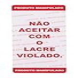 Etiquetas Adesivas Lacre De Segurança Para Delivery 89MM X 30MM Em Rolo Com 1000 Lacres No Papel Couchê