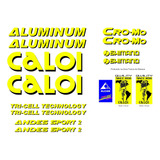 Etiquetas Antiga Caloi Aluminum Andes Sport