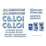 Etiquetas Antiga Caloi Aluminum Andes Sport
