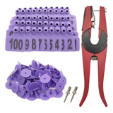 Etiquetas Auriculares Para Gado 001 100 Number Plastic Lives