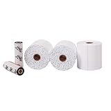 Etiquetas De Nylon Resinado 25x50mm 4 Carreiras Indústria Têxtil Confecção De Roupas Tapeçaria 03 Rolos De 35mt Cada Ribbons DB COMERCIO DE PAPEL 03 
