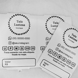 Etiquetas Tag Cartão Personalizada Impressa Para Roupas